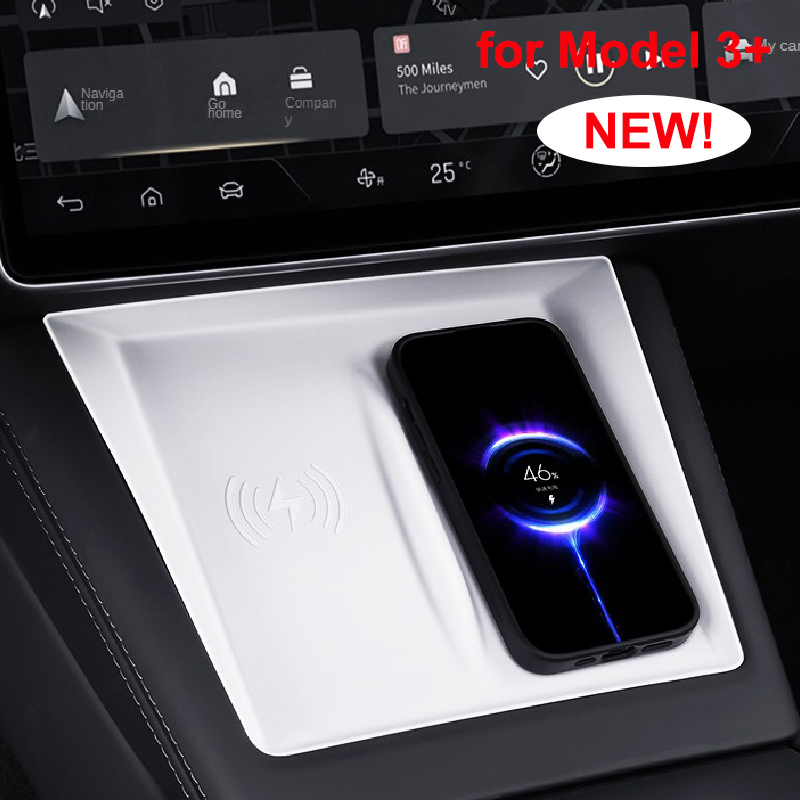 Wireless Car Charger - Силиконовый беспроводной зарядный коврик для Tesla