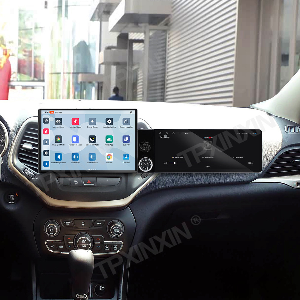 Wireless Car Charger - Для Jeep Cherokee 2016-2021: Автомагнитола Android,