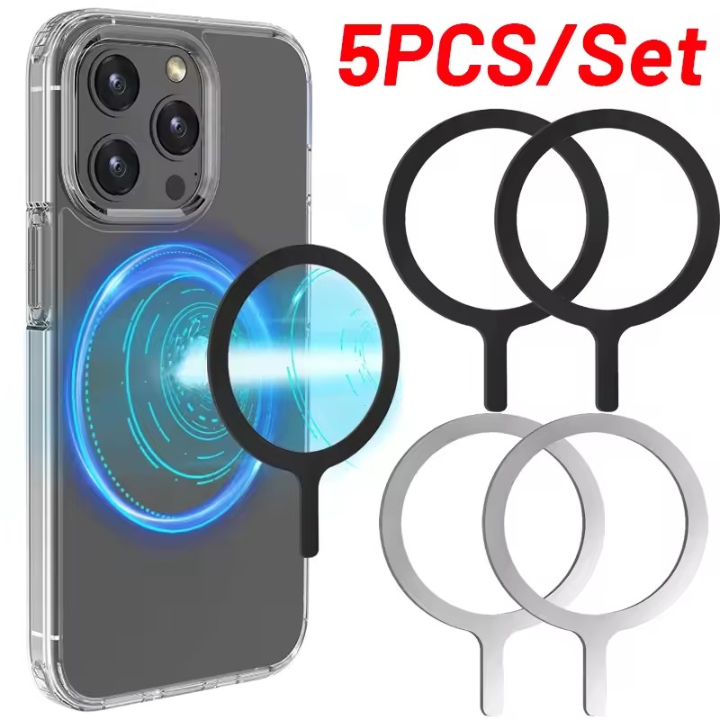 Wireless Car Charger - 5-1 шт. Магнитное кольцо-наклейка для беспроводной