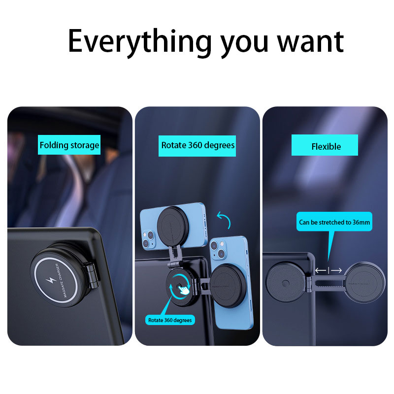 Скрытый магнитный автомобильны – обзор и цена Wireless Car Charger