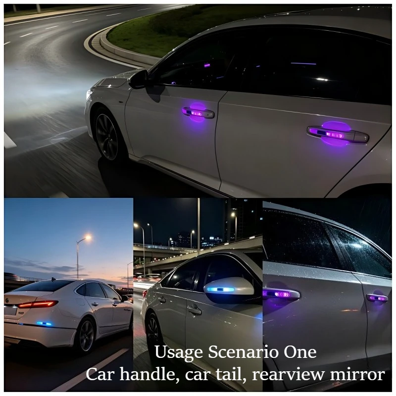1 шт. Солнечный светодиодный с – обзор и цена Car Door Handle Protector