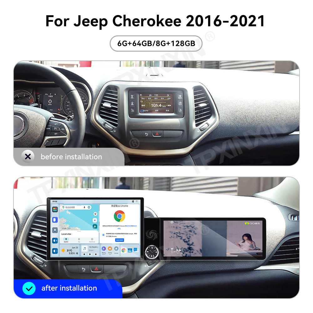 Для Jeep Cherokee 2016-2021: А – обзор и цена Wireless Car Charger