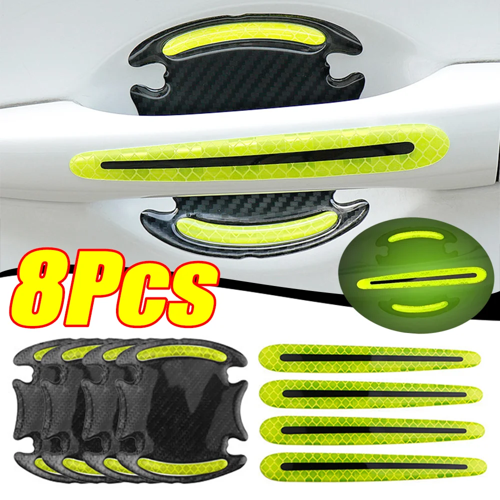 Наклейки-отражатели на двери а – обзор и цена Car Door Handle Protector